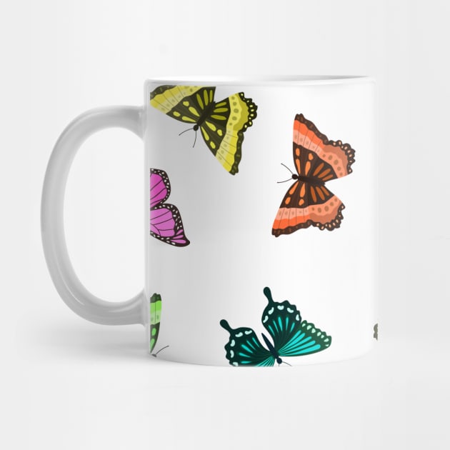 colorful butterfly by elfia